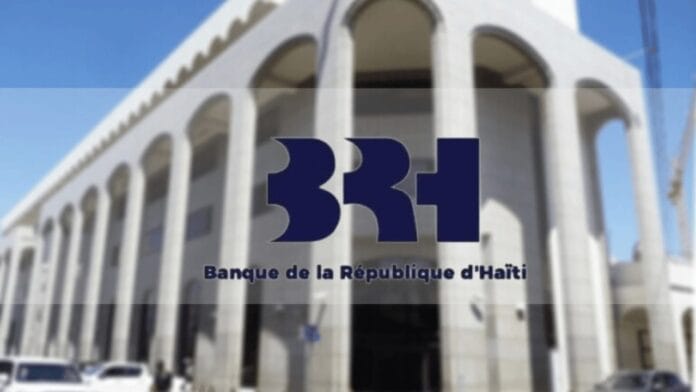 Digitalisation des paiements en Haïti — Logo et siège de la Banque de la République d'Haïti (BRH)